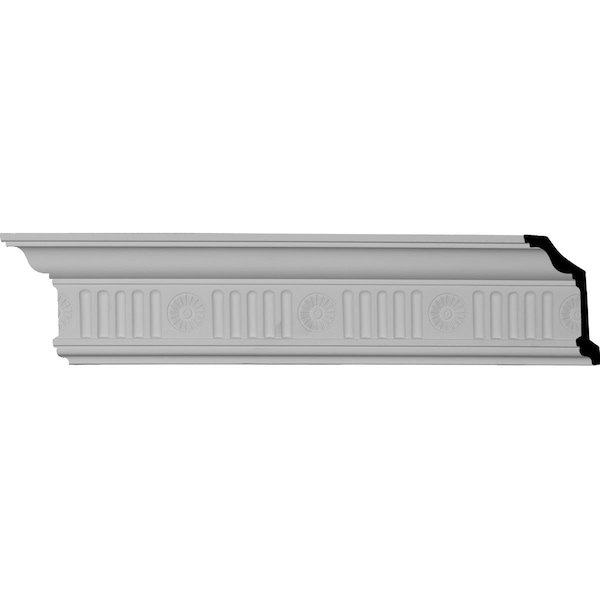 Ekena Millwork SAMPLE - 4"H x 2 7/8"P x 5"F x 12"L, (4 3/4" Repeat), Edwards Crown Moulding - SAMPLE-MLD04X02X05ED