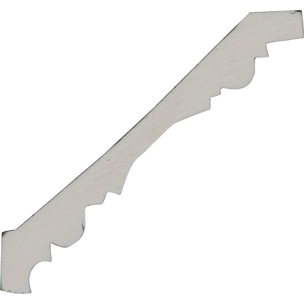 Ekena Millwork SAMPLE - 3 1/4"H x 3 1/8"P x 4 5/8"F x 12"L, (1 7/8" Repeat) Pearl Crown Moulding - SAMPLE-MLD03X03X05PE