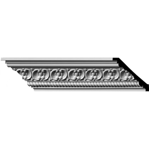 Ekena Millwork SAMPLE - 3 1/4"H x 3 1/8"P x 4 5/8"F x 12"L, (1 7/8" Repeat) Pearl Crown Moulding - SAMPLE-MLD03X03X05PE