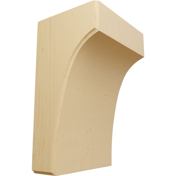 Ekena Millwork 5 1/4"W x 4"D x 8"H Clarksville Bracket, Alder - BKTW05X04X08CVAL