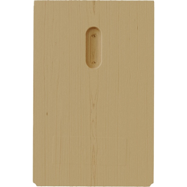 Ekena Millwork 5 1/4"W x 4"D x 8"H Clarksville Bracket, Alder - BKTW05X04X08CVAL