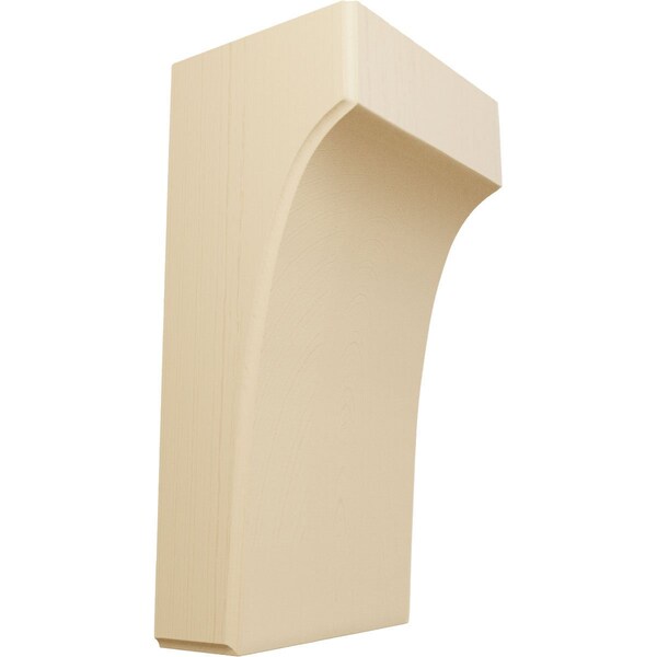Ekena Millwork 5 1/4"W x 4"D x 10"H Clarksville Bracket, Maple - BKTW05X04X10CVMA