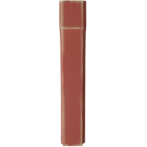 Ekena Millwork 1 3/4"W x 6"D x 10"H Clarksville Wood Vintage Decor Bracket, Salvage Red - BKTWD02X06X10CVRD