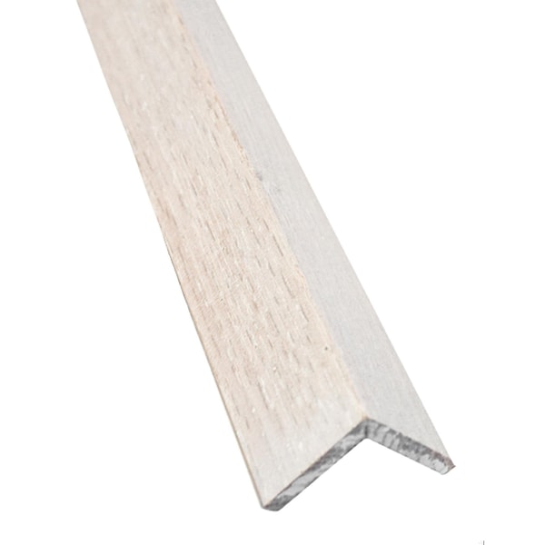 Timberchic Wood, White, 48 in L, 1.25 in W, Stained - 323