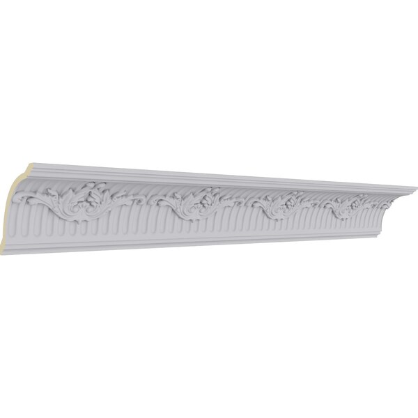 Ekena Millwork 4 5/8"H x 4 3/8"P x 6 3/8"F x 94 1/2"L, (7 7/8" Repeat), Nevio Crown Moulding - MLD04X04X06NE