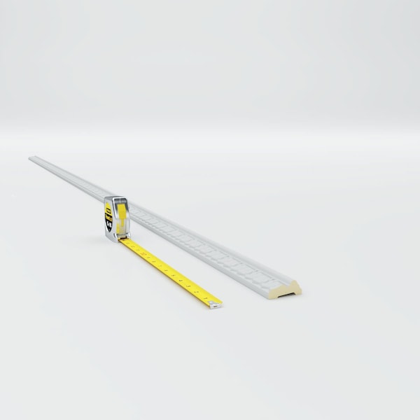 Ekena Millwork Chair Rail, High Density Urethane, 96 in L, 1-7/8 in H - MLD01X00BL