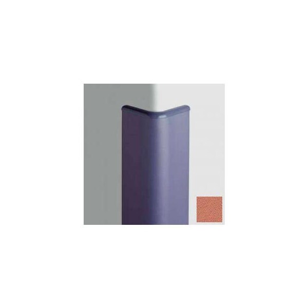 Pawling Surface Mounted Corner Guard Bullnose 90Deg, 3'' Wings, 4'H W/Caps, Ginger Spice - CG-30-4-359