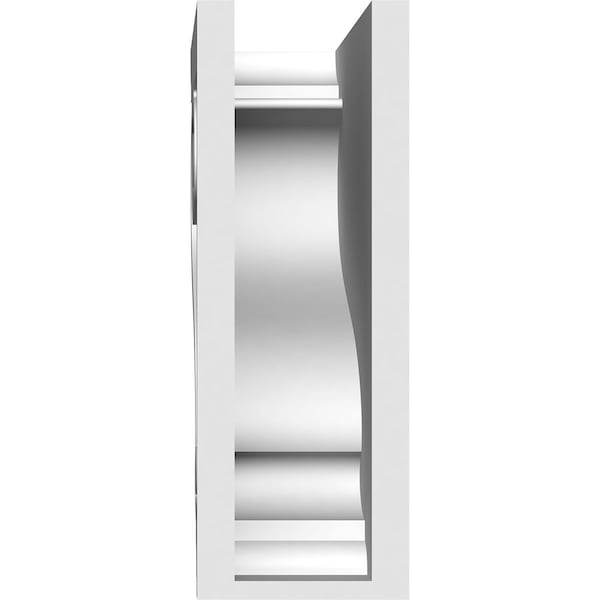 Ekena Millwork Standard Scroll Architectural Grade PVC Corbel, 3"W x 12"D x 12"H - CORP03X12X12SCR