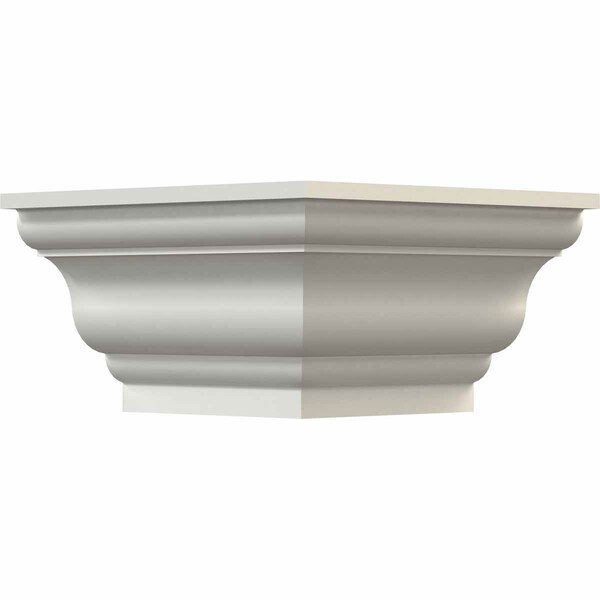 Ekena Millwork 3 1/8"P x 3 1/2"H Outside Corner Moulding (matches moulding MLD03X03X04QU) - MOC03X03QU