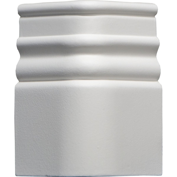 Ekena Millwork 5 7/8"H x 3 1/8"P Federal Baseboard Moulding Outside Corner - BBD06X03FE