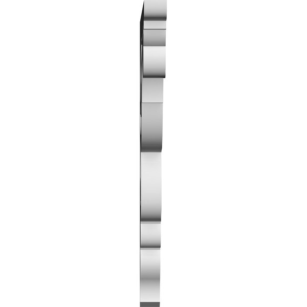 Ekena Millwork Hurley Architectural Grade PVC Bracket, 5/8"W X 5 1/2"D X 9"H - BKTP01X05X09HU