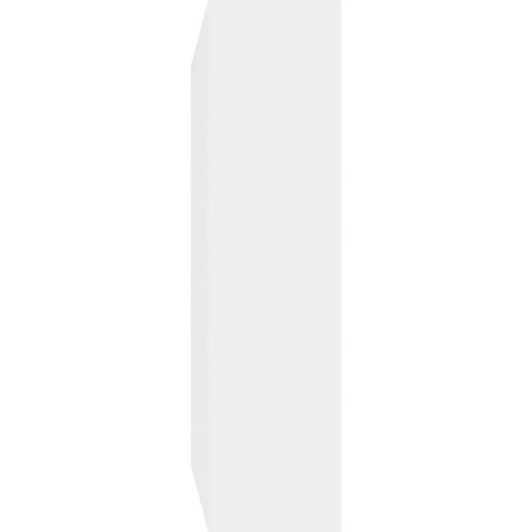 Ekena Millwork Matthews Architectural Grade PVC Dentil Trim w/Backplate, 4"H x 1"P x 92"L - DENP04MAT01