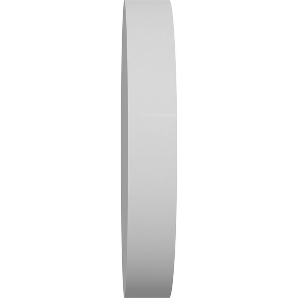 Ekena Millwork Standard Grayson Spiral Rosette With Square Edge, 5"W x 5"H x 3/4"P - ROSP050X050X075GRY12