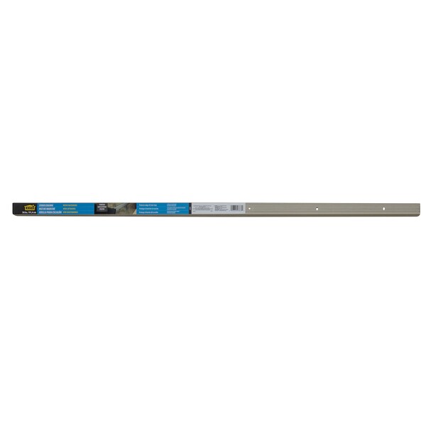 M-D Building Products Aluminum, Pewter, 36 in L, 1.12 in W - 43878