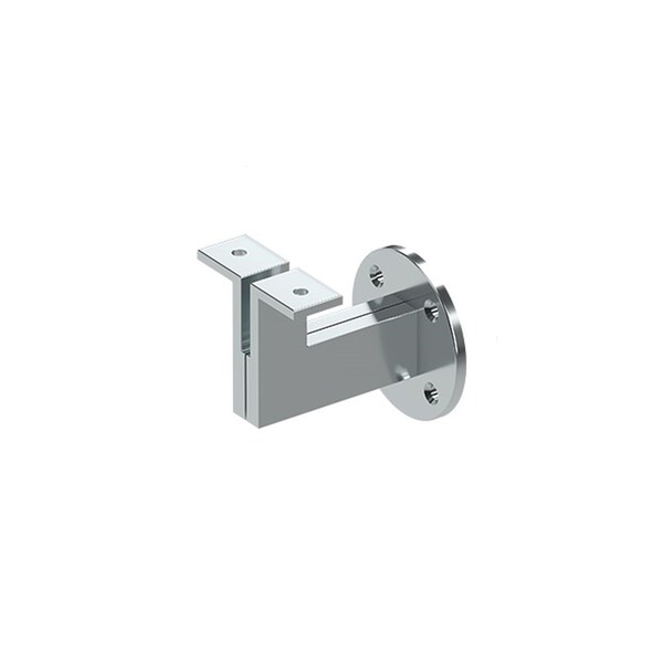 Deltana Heavy Duty Modern Handrail Bracket with 3-1/4 Projection Bright Chrome Finish - HRBM325U26