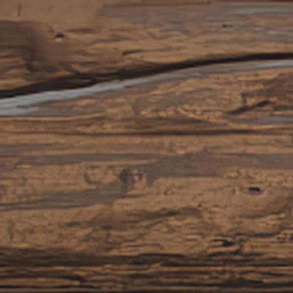 Ekena Millwork 3-Sided (U-beam) Riverwood Endurathane Faux Wood Ceiling Beam, Premium Aged, 12"W x 12"H  x 18'L - BMRW3C0120X120X216ZD