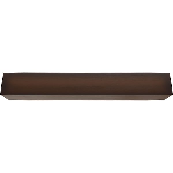 Ekena Millwork 3-Sided (U-beam) Rough Cedar Endurathane Faux Wood Ceiling Beam, Premium Mahogany, 12"Wx12"H x22'L - BMRC3C0120X120X264ZM