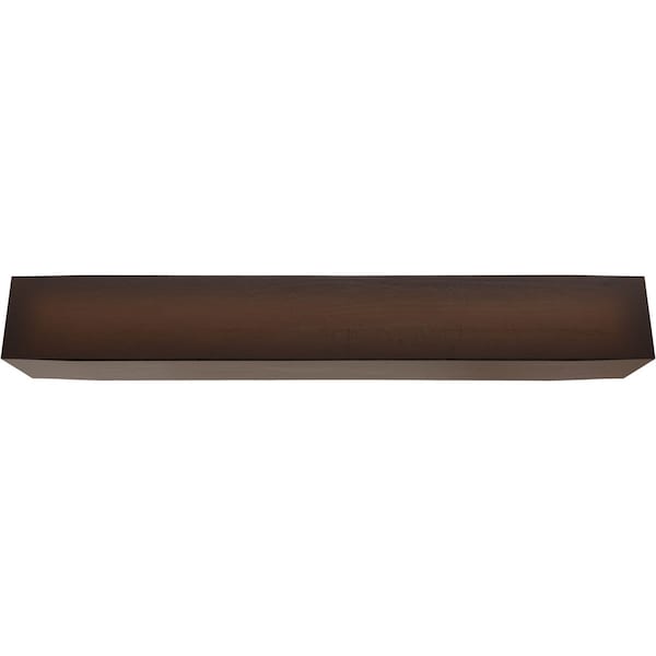 Ekena Millwork 3-Sided (U-beam) Rough Cedar Endurathane Faux Wood Ceiling Beam, Premium Mahogany, 12"Wx12"H x22'L - BMRC3C0120X120X264ZM