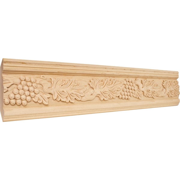 Hardware Resources White Birch, 96" L, 4-3/4" H, Unfinished - HCM07BW