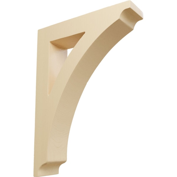 Ekena Millwork 1 3/4"W x 6 1/2"D x 9"H Small Thorton Wood Bracket, Maple - BKTW01X06X09THMA
