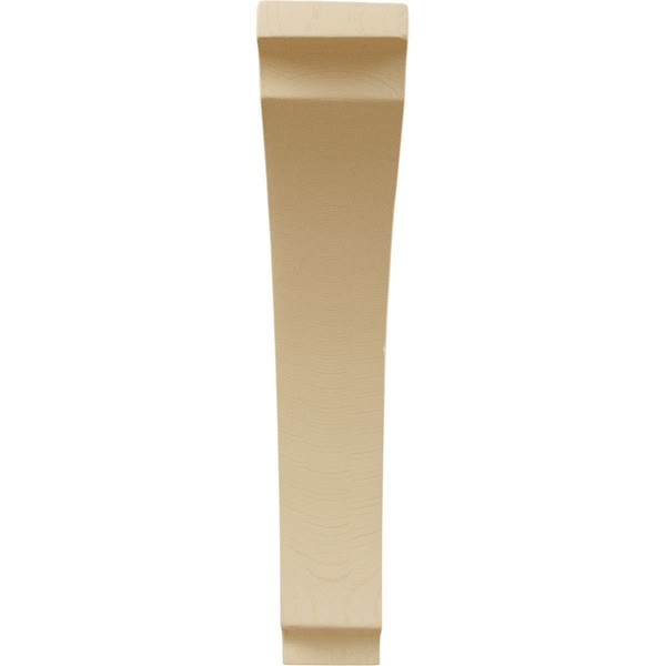 Ekena Millwork 1 3/4"W x 6 1/2"D x 9"H Small Thorton Wood Bracket, Maple - BKTW01X06X09THMA