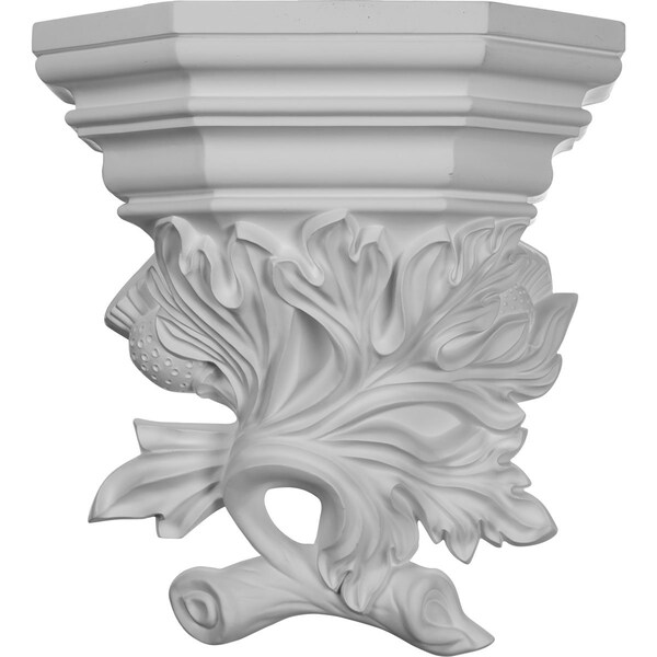 Ekena Millwork Wall Sconce, 17-3/4 in H, 16.13 in W, Factory Primed - SCO16X17X08OL