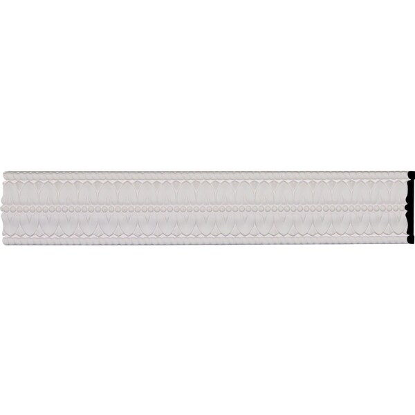 Ekena Millwork SAMPLE - 4 1/2"H x 5/8"P x 12"L Leaf with Dart Chair Rail - SAMPLE-CHA04X01LF