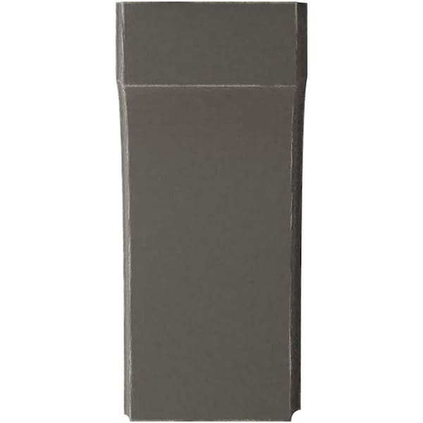 Ekena Millwork 3 1/2"W x 4"D x 8"H Clarksville Wood Vintage Decor Bracket, Reclaimed Grey - BKTWD04X04X08CVGY