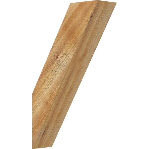 Ekena Millwork 4"W x 12"D x 20"H Traditional Rough Sawn Knee Brace, Western Red Cedar - BRC04X12X20TRA00RWR