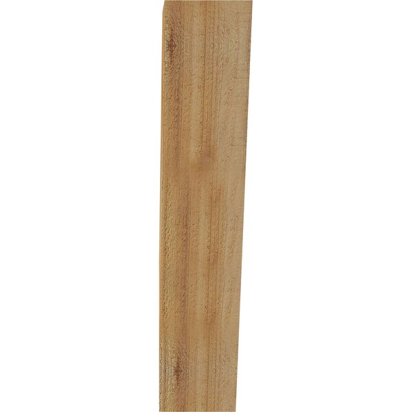 Ekena Millwork 4"W x 12"D x 20"H Traditional Rough Sawn Knee Brace, Western Red Cedar - BRC04X12X20TRA00RWR