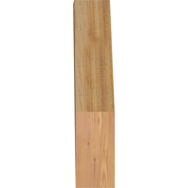 Ekena Millwork 4"W x 12"D x 20"H Traditional Rough Sawn Knee Brace, Western Red Cedar - BRC04X12X20TRA00RWR