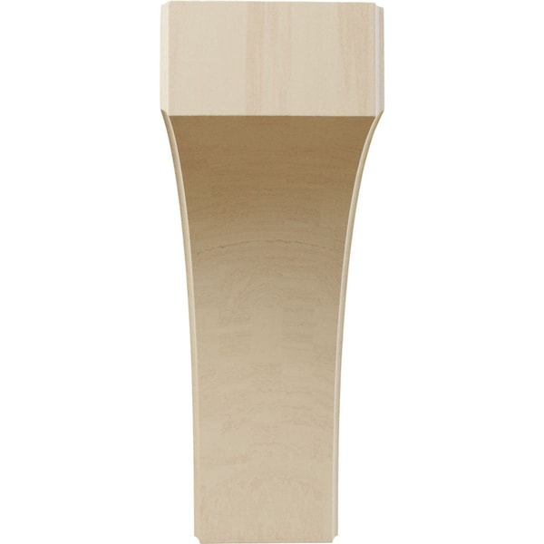 Ekena Millwork 3 1/2"W x 8"D x 10"H Clarksville Bracket, Rubberwood - BKTW04X08X10CVRW