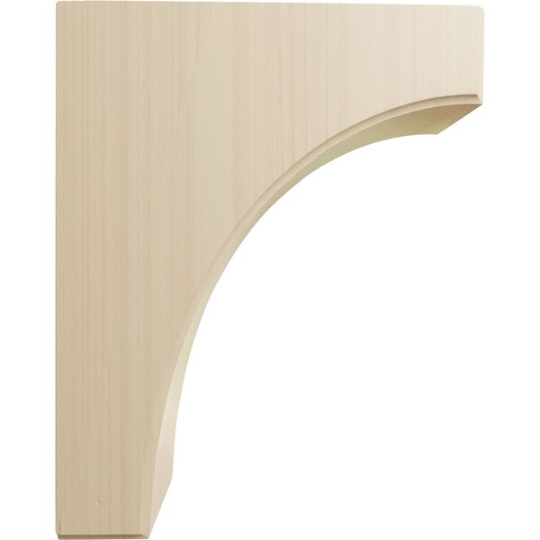 Ekena Millwork 3 1/2"W x 8"D x 10"H Clarksville Bracket, Rubberwood - BKTW04X08X10CVRW