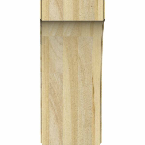 Ekena Millwork 5 1/4"W x 6"D x 12"H Clarksville Bracket, Rubberwood - BKTW05X06X12CVRW