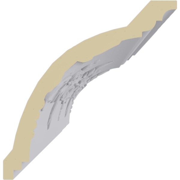 Ekena Millwork 4 1/4"H x 4 1/8"P x 5 7/8"F x 94 1/2"L, (8" Repeat), Sydney Crown Moulding - MLD04X04X05SY