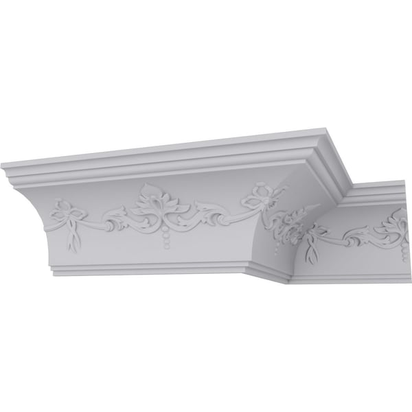 Ekena Millwork 4 1/4"H x 4 1/8"P x 5 7/8"F x 94 1/2"L, (8" Repeat), Sydney Crown Moulding - MLD04X04X05SY