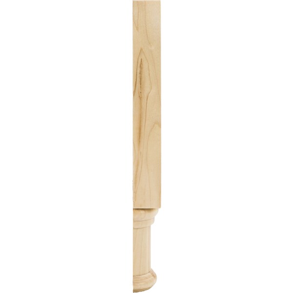 Hardware Resources Rubberwood, 11-1/4" H, 2-1/4" W, Unfinished - TB7-RW