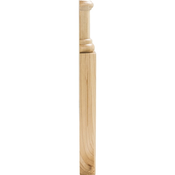 Hardware Resources Rubberwood, 11-1/4" H, 2-1/4" W, Unfinished - TB7-RW
