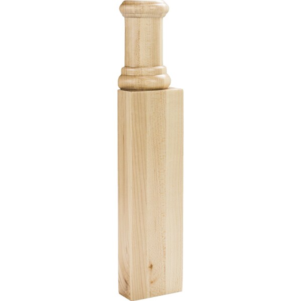 Hardware Resources Rubberwood, 11-1/4" H, 2-1/4" W, Unfinished - TB7-RW