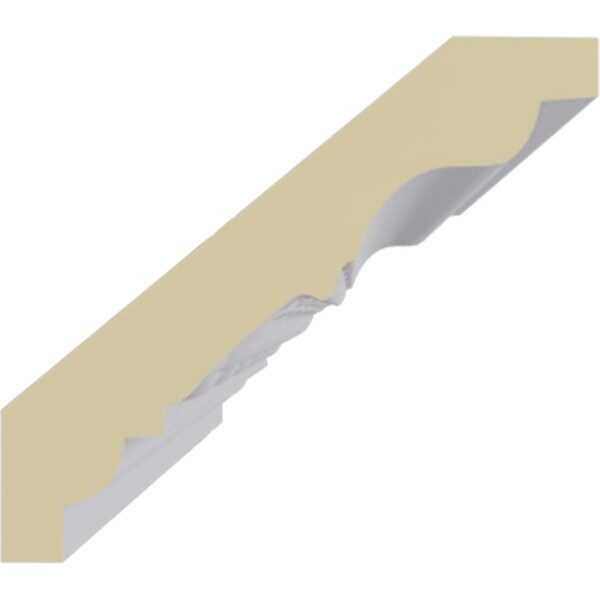 Ekena Millwork 2 3/4"H x 3 1/8"P x 4 1/4"F x 94 1/2"L Nexus Crown Moulding - MLD02X03X04NE