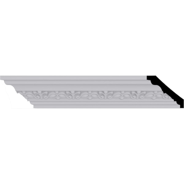 Ekena Millwork 2 3/4"H x 3 1/8"P x 4 1/4"F x 94 1/2"L Nexus Crown Moulding - MLD02X03X04NE