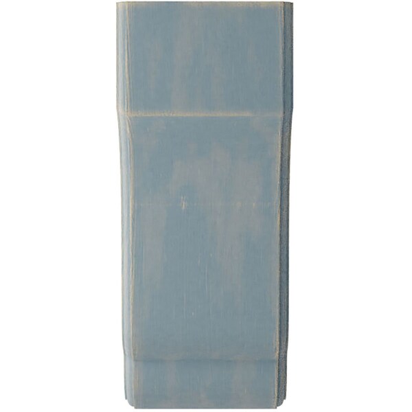Ekena Millwork 5 3/4"W x 7"D x 14"H Capistrano Mission Wood Vintage Decor Corbel, Driftwood Blue - CORWD05X07X14CPBU