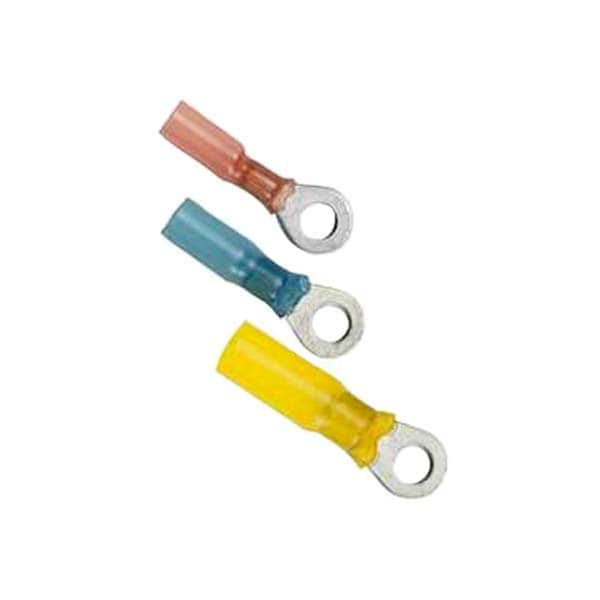 Productos Q2 12-10 GA. TERMINAL DE ANILLO #10 DE CONTRACCIÓN TÉRMICA (AWG Amarillo 10-12) 100/bolsa - RHB5-10