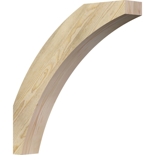 Ekena Millwork 4"W x 24"D x 24"H Thorton Rough Sawn Knee Brace, Douglas Fir - BRC04X24X24THR00RDF