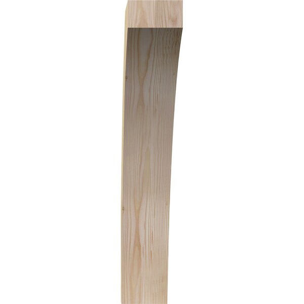 Ekena Millwork 4"W x 24"D x 24"H Thorton Rough Sawn Knee Brace, Douglas Fir - BRC04X24X24THR00RDF