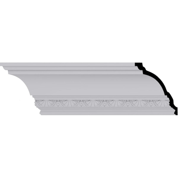 Ekena Millwork 6 3/4"H x 5 1/2"P x 8 3/4"F x 94 1/2"L Shell Crown Moulding - MLD07X06X09SH