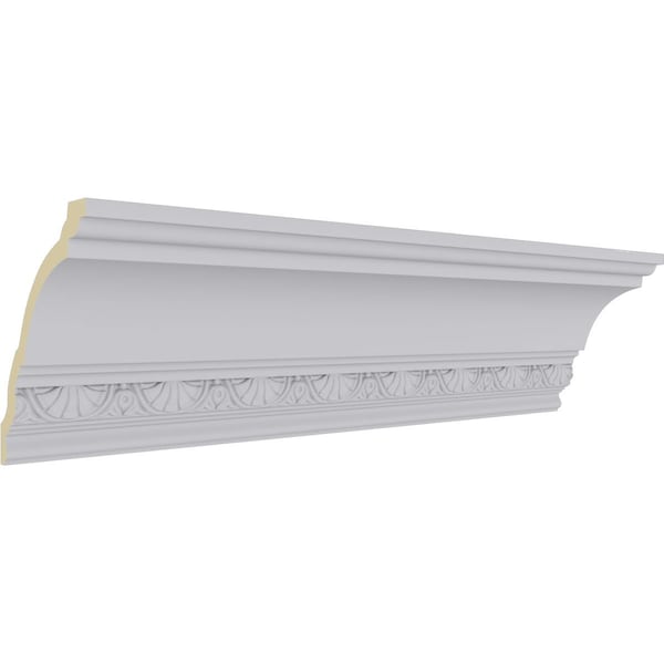 Ekena Millwork 6 3/4"H x 5 1/2"P x 8 3/4"F x 94 1/2"L Shell Crown Moulding - MLD07X06X09SH