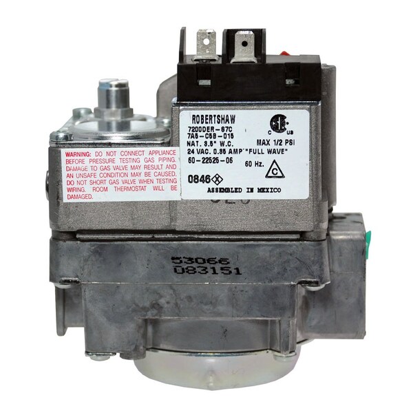 Rheem Pilotgasvalve Nat Slowopen 1/2", NG, Pilot, 1/2" Inlet Size - 60-22525-06