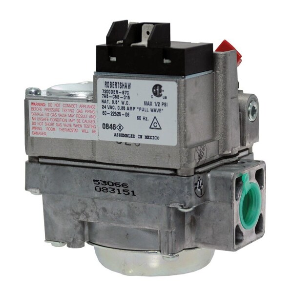 Rheem Pilotgasvalve Nat Slowopen 1/2", NG, Pilot, 1/2" Inlet Size - 60-22525-06
