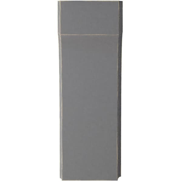Ekena Millwork 3 1/2"W x 4"D x 10"H Clarksville Wood Vintage Decor Bracket, Pebble Grey - BKTWD04X04X10CVPG